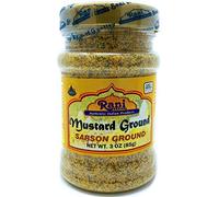 Rani Mustard Seeds Ground, Powder Spice (Rai Sarson) 3oz (85g) All Natural ~ Gluten Friendly | NON-GMO | Vegan | Indian Origin