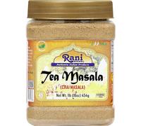 Rani Tea (Chai) Masala Indian Spice Blend 16oz (1lb) 454g PET Jar ~ All Natural | Vegan | Gluten Friendly | Salt & Sugar Free | Non-GMO | No Colors | Indian Origin
