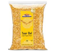 Rani Toor Dal (Split Pigeon Peas) 64oz (4lbs) 1.81kg Bulk ~ All Natural | Gluten Friendly | Non-GMO | Vegan | Indian Origin