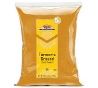 Rani Turmeric (Haldi) Root Powder Spice, (High Curcumin Content) 80oz (5lbs) 2.27kg Bulk ~ All Natural | 100% Pure, Salt Free | Vegan | Gluten Friendly | NON-GMO | Kosher | Indian Origin