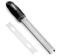 Raniaco Stainless Steel Citrus Zester & Cheese Grater - Modern Design, Dishwasher Safe, Easy Grate for Lemon, Ginger, Garlic, Parmesan, Nutmeg, Chocolate, Vegetables
