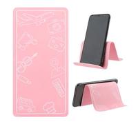 Ranjaner Airplane Phone Holder Flexible Flight Cell Phone Holder and Flexible Tablet Stand Airplane Travel Essential Accessories for Most Smartphones, Tablets (Pink)