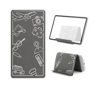 Ranjaner Airplane Phone Holder Flexible Flight Cell Phone Holder and Flexible Tablet Stand Airplane Travel Essential Accessories for Most Smartphones, Tablets(Color:Grey)