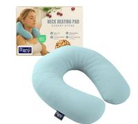 RANJI Cherry Stone Heat Cushion for Microwave | Neck and Shoulder Pain Cervical Pillow | Natural Heated Bag, Washable and Reusable (Green)