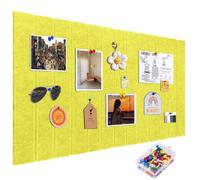 RANJIMA 60 x 40 cm Large Felt Notice Board, Custom Felt Notice Board, Felt Board, Bulletin Board, Cork Board, Self-Adhesive Notice Boards for Bedroom, Living Room, Office, School, Wall Decoration