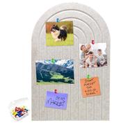 RANJIMA Large Notice Board Felt Self-Adhesive 60 x 40 cm Felt Board 1 cm Thick Foldable Cork Pin Board Cork Board Vision Board Wall Decoration Felt Pin Board for Office Kitchen Home Decorative