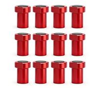 RANJIMA Pack of 12 Bench Hooks 20 mm, Aluminium Alloy Bench Dogs Bench Stops Bench Dog Clamp, Woodworking Table Clamping Jaws for Flat Clamping Workbench Planer Bench Accessories for 20 mm Dog Hole