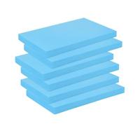 RANJIMA Pack of 6 Foam Board, Hard Foam, 30 x 20 x 2 cm, Blue Styrofoam Panels, Styrodur 20 mm Hard Foam, DIY Model Making Material for Landscape Modelling Craft Foam Diorama Base