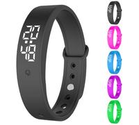 RANJIMA Vibrationswecker Armband, Vibrationsalarm Erinnerung Uhr,Silent Vibrating Alarm Reminder Watch mit Timer und 6 täglichen Alarmen,Trinkerinnerung Alarm Medikamenten Wecker