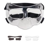 RANJOVER Sports Face Guard, Nose Guard for Broken Nose, Basketball Football Softball Training Face Protect Shield, Easy Install Easy to Use Clear Close