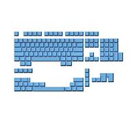 Ranked Blank Premium Keycap Set | 1.4 mm Thick PBT | Cherry Profile for Mechanical Keyboard (Blue Malibu, 139 Keys)