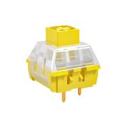 Ranked Kailh Box Key Switches for Mechanical Gaming Keyboards | Plate Mounted (Kailh Box Noble Yellow, 65 Pcs)