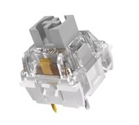 Ranked Kailh Turbo Key Switches for Mechanical Gaming Keyboards | PCB Mounted - 5 pins | Pre Lubed (Speed Silver, 65 Pcs)