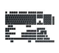 Ranked POM Jelly Premium Translucent Keycap Set | 1.45 mm Thick POM | Cherry Profile for Custom Mechanical Keyboard (Black Ink, 169 Keys)