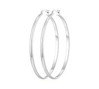 RANKEEF Silver Hoop Earrings For Women Big Silver Hoops Large Sterling Silver Hoop Earrings For Women Lightweight 925 Sterling Silver Post