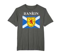 Rankin Scottish Clan Family Name Scotland Flag T-Shirt