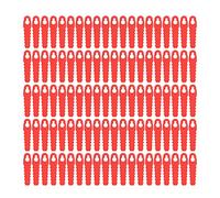 Rankomu 100pcs Garden Lawn Mower Trimmer Head Blades Replacement, 10x5mm Trimmer Head Cut Blades, Compatible with Lawn Mower, Efficient Cutting Tools