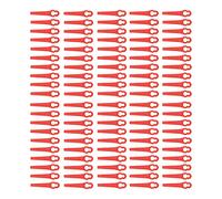 Rankomu 100Pcs Plastic Trimming Blades, Gourd Type Cutting Replacement for Lawn Mower, Garden Pruning Tools, Mower Blade, Grass Trimmer Replacement Blade