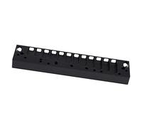 Rankomu 12 Hole Harmonica Comb Harmonica Comb, 12 Hole Chromatic Scale, Portable Aluminium Alloy Accory for Harmonica Instruments