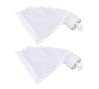 Rankomu 2Pcs Pool Cleaner All Purpose Bag, Zipper Enclosure Replacement Filter Bag for Polaris 280 480, Zippered Pool Cleaner Bag, Easy to Use, 12 x 8 in