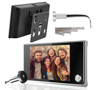 Rankomu 3.5" Digital Peephole Camera - Door Viewer Camera with HD LCD 120° Wide Angle, 2MP Sensor, Low Power, 14-28mm Hole & 35-100mm Door Thickness, Easy Install for Home Entry System