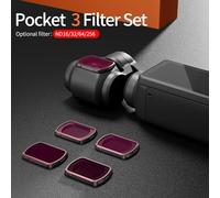 Rankomu 4-Pack Filters Set, ND16/ND32/ND64/ND256 Lens Filters, Aluminum Frame, AGC Optical Glass, Waterproof, Scratch-Resistant, Multi-Layer Coatings, Compatible with Pocket 3