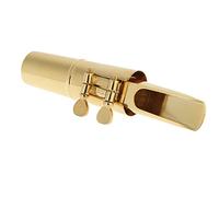 Rankomu 5C Moutiece Tenor Saxophone Moutiece 5C, Metal with Patches, Pads, Cushions, Cap, Buckle, Gold Plating, Designed for Jazz Musicians and Profional Use
