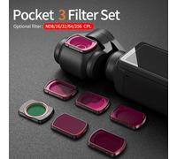 Rankomu 6-Pack Lens Filter Set, CPL Filter + ND8/ND16/ND32/ND64/ND256 Filters, Aluminum Frame, AGC Optical Glass, Waterproof, Scratch-Resistant, Compatible with Pocket 3
