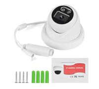 Rankomu 8MP POE IP Camera, Infrared Night Vision, 2.8mm Wide Angle Lens, Indoor Outdoor Surveillance Camera, One-Way o Microphone, Wall Mountable, Bullet Style