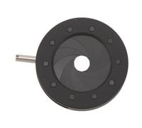 Rankomu Adjustable Iris Aperture Diaphragm Adapter, 1 to 16mm Aluminum Alloy for Camera, Microscope, Optical Instruments, Manual Aperture Control, Precision Optical Accory