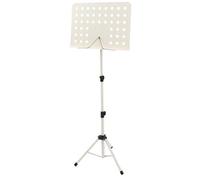 Rankomu Adjustable Music Stand Folding Sheet Music Stand, Height Adjustable Portable Music Score Stand for Violin and Saxophone, Beige, Lightweight Design, Ideal for Musicians