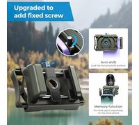 Rankomu APL-F002X Telescope Phone Adapter, 360° Rotatable Phone Mount for Telescope, Monocular, Microscope, Spotting Binocular, Smartphone Digiscoping with Remote Shutter