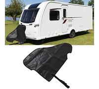 Rankomu Caravan Towing Hitch Cover - PVC Waterproof Dustproof UV-Resistant with Adjustable Buckle Strap - Universal Fit for Campers, Caravans & Mechanical Connectors