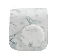 Rankomu Dark Green Marble Pattern Camera Case, Multifunctional Sling Bag for MiniSE 7, Stylish Marble Camera Pouch, Versatile Camera Bag for Travel and Photography