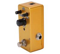 Rankomu Distortion Effects Pedal Distortion Pedal Classic Mini Electric Guitar Effects, 3 Button Metal Shell, Single Block Design, Compact Size for Guitar Accories