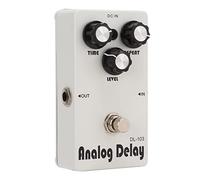 Rankomu Electric Guitar Effects Analog Delay Effects Electric Guitar Effect Pedal, Single Block Delay Simulator, Compact Design for Guitarists, Ideal for Stage and Studio Use