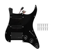 Rankomu Electric Guitar Pickguard Metal Pickup Guard, Pre Wired Anti Noise Interference Pickguard for Electric Guitar, Replacement Parts for Concert Performance