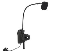 Rankomu Gooseneck Instrument Microphone, Clip-On Wired Condenser Mic for Clarinet and Flute, Universal Design, Adjustable, High Sensitivity, 1.5m Cable Length