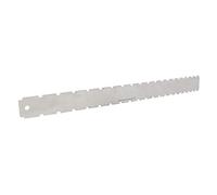 Rankomu Guitar Accory Electric Guitar Neck Fretboard Notched Straight Edge and Fret Rocker Leveler Tool, Silver, Precision Measuring Ruler for Guitar Setup and Maintenance