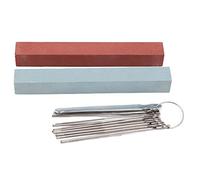 Rankomu Guitar Care Kit Guitar Repair Tools, Profional Polishing Kit, Nut Files and Fret File Set, Includes Grinding Stones, For Guitar Maintenance and Care, M02802