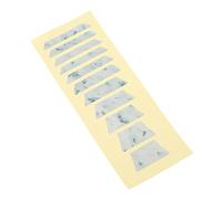 Rankomu Guitar Fretboard Stickers Guitar Fretboard Stickers, Wear Resistant PVC, Unique Beautiful Bass Fret Markers, Ultra Thin Trapezoid Design, Suitable for All Guitar Types