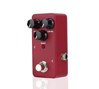Rankomu Guitar Pedal Mini Aluminum Alloy Distortion Effect Pedal, 6.35mm Jack for Guitars, Compact Size, Guitar Pedal for Distortion Effects