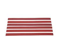 Rankomu Guitar Sandpaper Replacement 6Pcs Guitar Sandpaper Strips, Replacement Sanding Paper for Fret Leveler, Guitar Accories, 240 Grit, Suitable for Guitar Maintenance and Setup