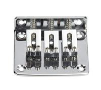 Rankomu Guitar Tailpiece 3 String Guitar Tailpiece, Metal Guitar Bridge Parts, Musical Instrument Accory, Construction, Easy Installation, Compatible with Various Guitars