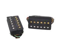 Rankomu Humbucking Pickup 6 String Humbucking Pickup Set, Double Coil Electric Guitar Bridge Pickup with Mounting Screws and Springs, Compatible with Electric Guitars