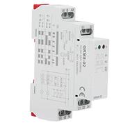 Rankomu Impulse Memory Relay Electronic Impulse Relay, AC 230V Latching Memory Relay for Din Rail, 2-Channel, Compact Design, Control Circuit Applications