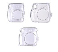 Rankomu Instant Camera Transparent Protection Case with Rainbow Lanyard Replacement for Mini 7+ and Mini 11, Lightweight, Design