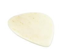 Rankomu instrument Accory Guitar Pick, Ox Bone Skidproof Easy Playing Plucking Pick Accory for Acoustic and Electric Guitar, Ideal for Performance, Flat Shape