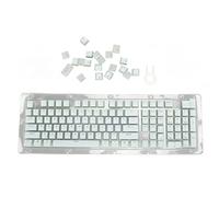 Rankomu Keyboard Keycaps Keyboard Keycaps, 130 Keys ABS Two Color Injection, OEM Height Ergonomic Custom Keycaps for DIY Mechanical Keyboards, Blue