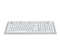 Rankomu Keyboard Keycaps Keyboard Keycaps, 130 Keys OEM Height PBT Pudding Double Layer Two Color Injection Translucent DIY Keycaps, Blue